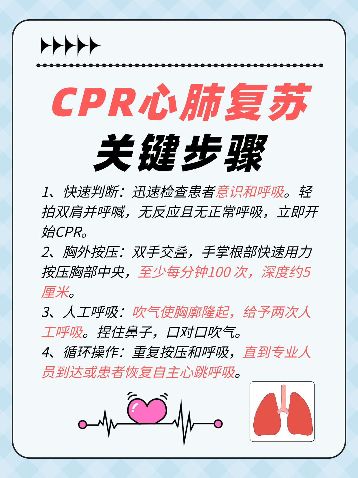 最新CPR指南，拯救生命的最新指导原则